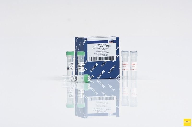 204163 Набор для количественной ПЦР в режиме реального времени QuantiTect SYBR Green PCR + UNG Kit 200 реакций, Qiagen