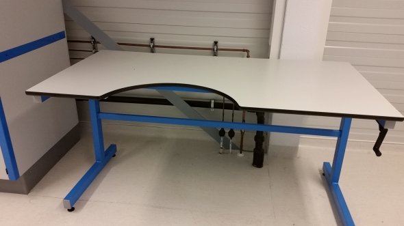 Microscope table