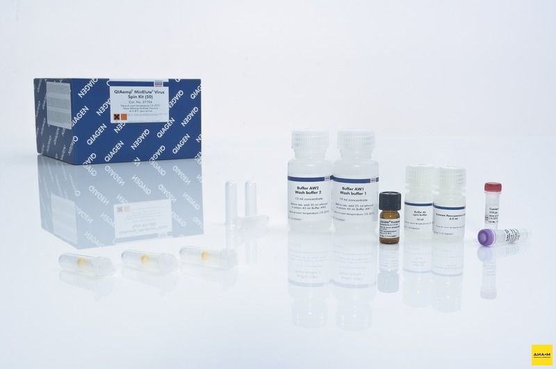 57704 Набор QIAamp MinElute Virus Spin для выделения вирусных НК 50 выделений, Qiagen