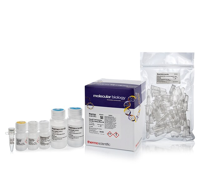 Набор GeneJET Gel Extraction and DNA Cleanup Micro для очистки ДНК из реакционных смесей и выделения из агарозных гелей в малых объёмах