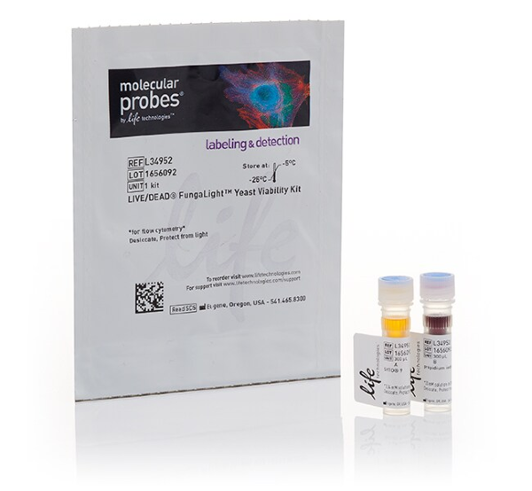 Набор LIVE/DEAD FungaLight Yeast Viability Kit для флуор. анализа (цитометрия) жизнеспособности клеток дрожжей