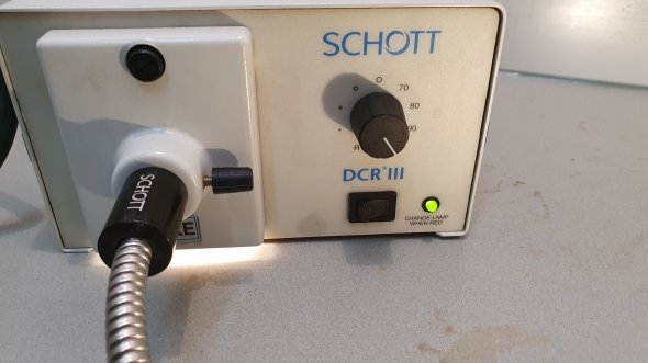 Schott DCR III Microscoop Halogeen Lamp
