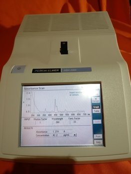 UV/VIS Photometer Perkin Elmer MBA 2000 met Touchscreen, 200-700nm