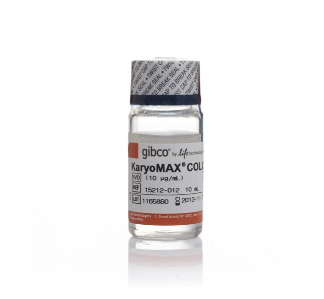 Раствор KaryoMAX Colcemid Solution, жидкий (10 мкг/мл), в PBS