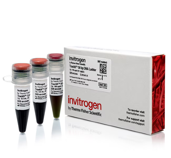 Маркер длин ДНК TrackIt 50 bp DNA Ladder, 17 фрагментов от 50 до 2500 п.н.; готовый к применению; 0,1 мкг/мкл