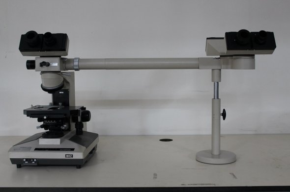 Olympus BH-2 3 Kops View Binocular Transmitted Light Microscope