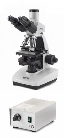 Microscope with heating table